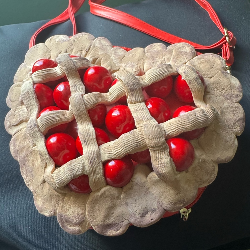 Delicious Red Cherry Pie Crossbody / Shoulder Bag